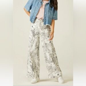 Soft Surroundings Womens Medium Boho Pull On Pants Flowy Bohemian Printed Batik